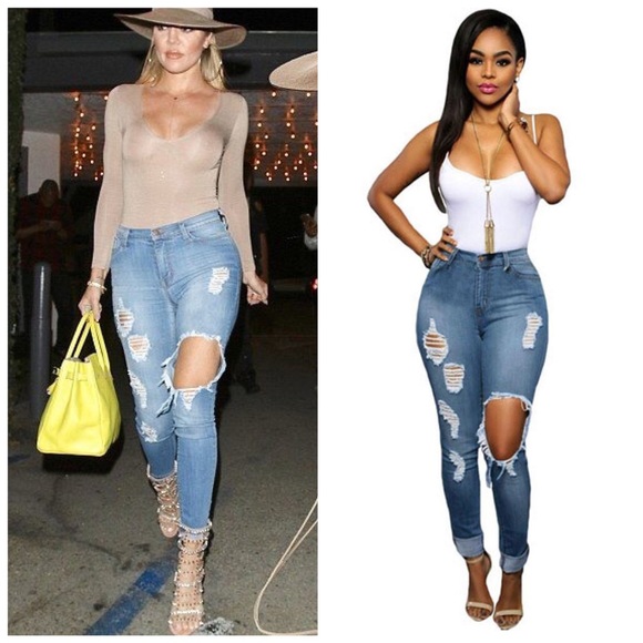 khloe kardashian jeans style